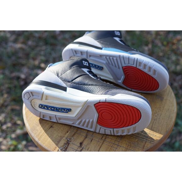 Jordan 3 Rare Air Blue Black Grey 7Y NWT READ - Picture 5 of 7